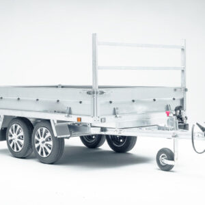 Remolque Basculante POWER BOX ECO con Porta Tablones