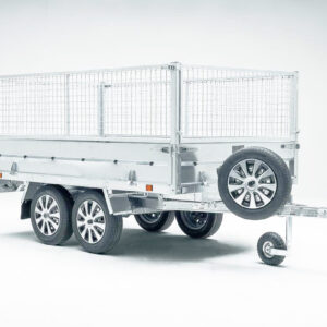 Remolque Basculante POWER BOX ECO con Doble Lateral de Reja