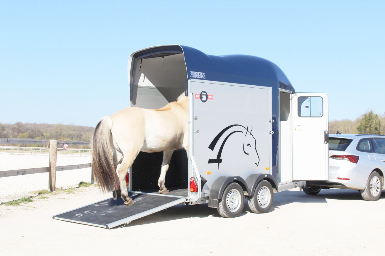 Remolque van para 1 caballos Gold One Origins - Imagen 2