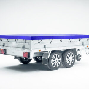 Remolque Basculante POWER BOX ECO con Lona Plana
